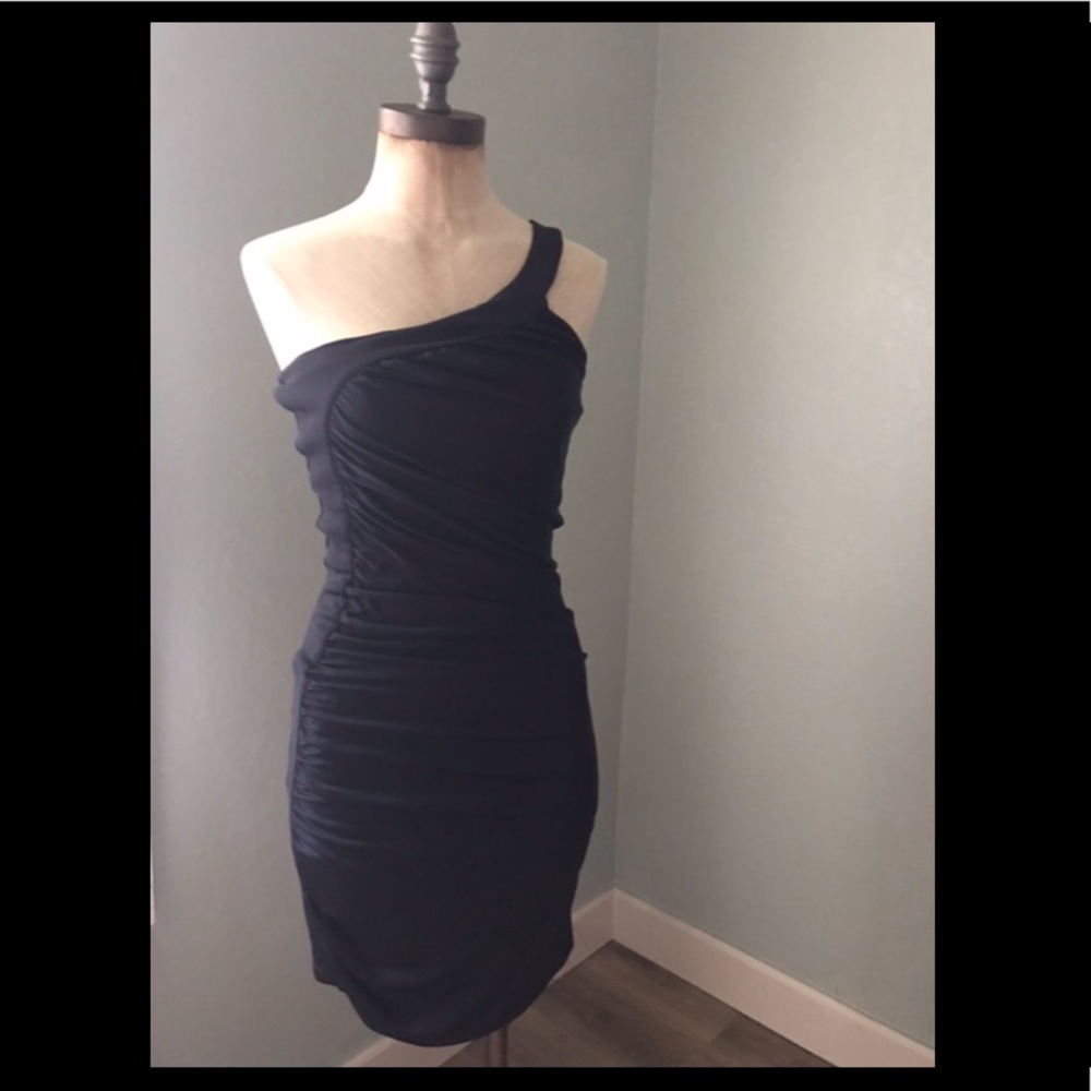 Colcci one shoulder Mini Dress with ruching